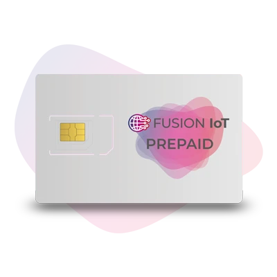 Image of a FUSION IoT prepaid SIM card