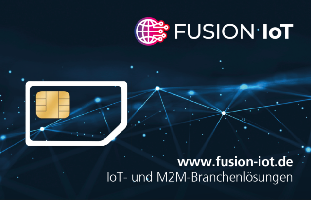 Image of a SIM card from FUSION IoT.
